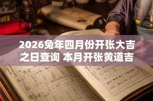 2026兔年四月份开张大吉之日查询 本月开张黄道吉日