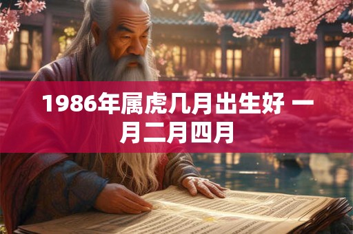 1986年属虎几月出生好 一月二月四月