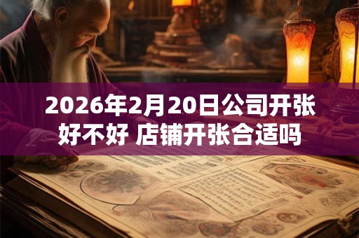 2026年2月20日公司开张好不好 店铺开张合适吗