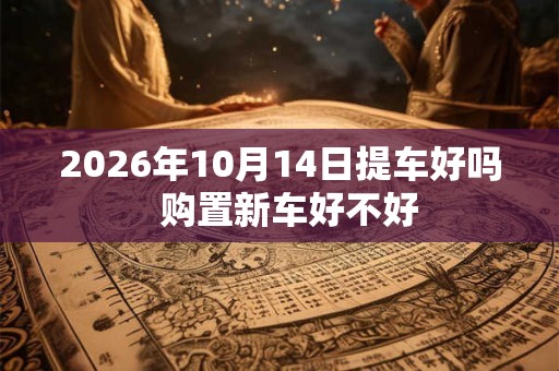2026年10月14日提车好吗  购置新车好不好