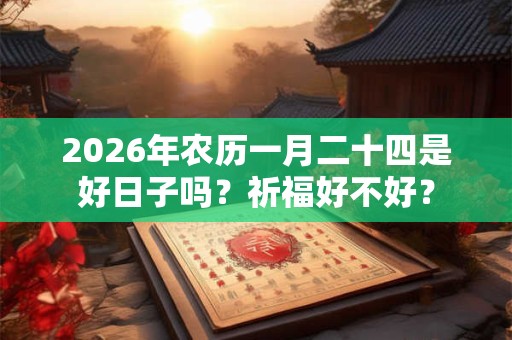 2026年农历一月二十四是好日子吗？祈福好不好？