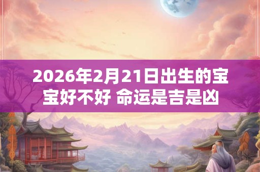 2026年2月21日出生的宝宝好不好 命运是吉是凶