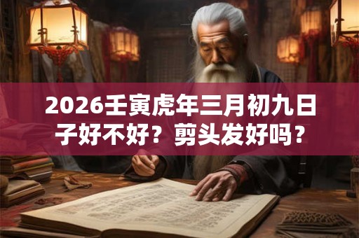 2026壬寅虎年三月初九日子好不好？剪头发好吗？