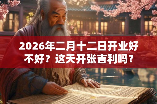 2026年二月十二日开业好不好？这天开张吉利吗？