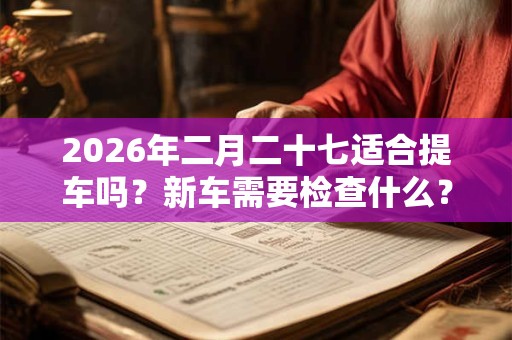 2026年二月二十七适合提车吗？新车需要检查什么？
