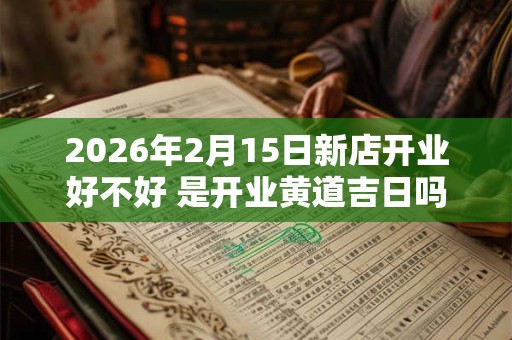 2026年2月15日新店开业好不好 是开业黄道吉日吗
