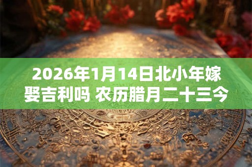 2026年1月14日北小年嫁娶吉利吗 农历腊月二十三今日宜结婚吗