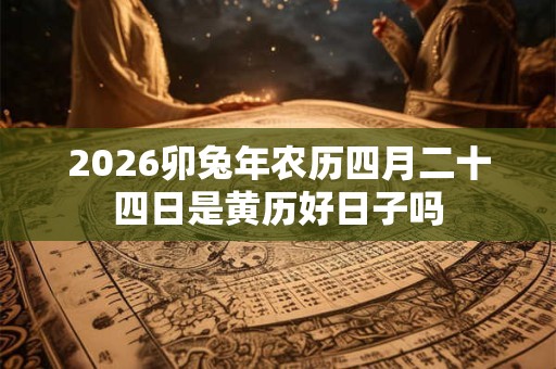 2026卯兔年农历四月二十四日是黄历好日子吗