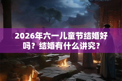 2026年六一儿童节结婚好吗?结婚有什么讲究? 2026年六一儿童节结婚好吗?结婚有什么讲究?