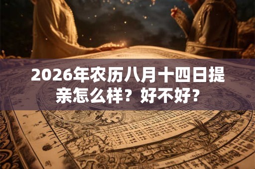 2026年农历八月十四日提亲怎么样?好不好? 2026年农历八月十四日提亲怎么样?好不好?
