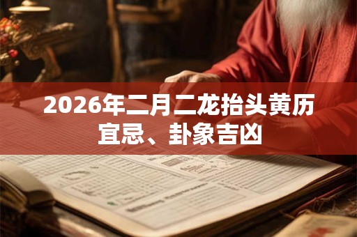 2026年二月二龙抬头黄历宜忌、卦象吉凶 2026年二月二龙抬头黄历宜忌、卦象吉凶