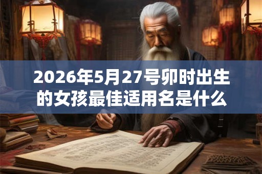 2026年5月27号卯时出生的女孩最佳适用名是什么 2026年5月27号卯时出生的女孩最佳适用名是什么