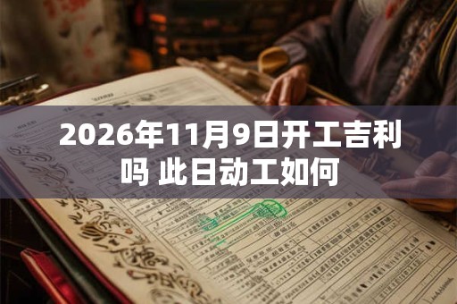 2026年11月9日开工吉利吗 此日动工如何 2026年11月9日开工吉利吗 此日动工如何