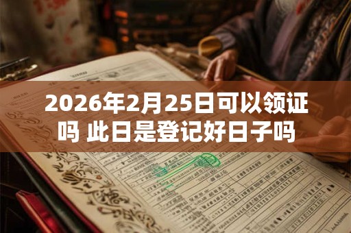 2026年2月25日可以领证吗 此日是登记好日子吗