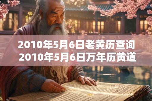 2010年5月6日老黄历查询 2010年5月6日万年历黄道吉日 2010年5月6日老黄历查询 2010年5月6日万年历黄道吉日