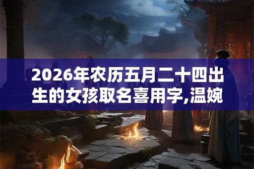 2026年农历五月二十四出生的女孩取名喜用字,温婉文雅的女孩名字
