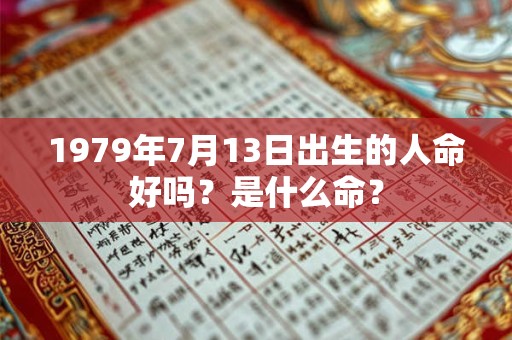 1979年7月13日出生的人命好吗?是什么命? 1979年7月13日出生的人命好吗?是什么命?