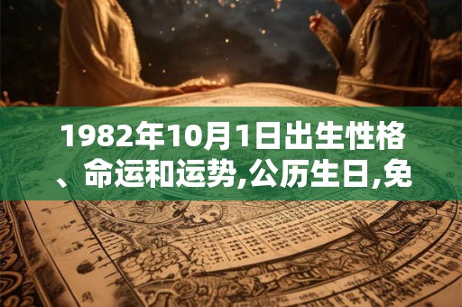 1982年10月1日出生性格、命运和运势,公历生日,免费算命