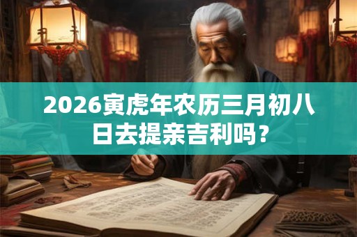 2026寅虎年农历三月初八日去提亲吉利吗？
