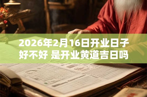 2026年2月16日开业日子好不好 是开业黄道吉日吗 2026年2月16日开业日子好不好 是开业黄道吉日吗