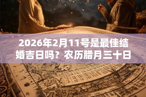 2026年2月11号是最佳结婚吉日吗？农历腊月三十日子如何？