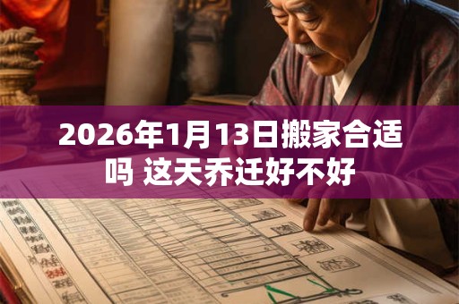 2026年1月13日搬家合适吗 这天乔迁好不好