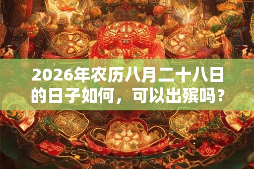 2026年农历八月二十八日的日子如何,可以出殡吗? 2026年农历八月二十八日的日子如何,可以出殡吗?