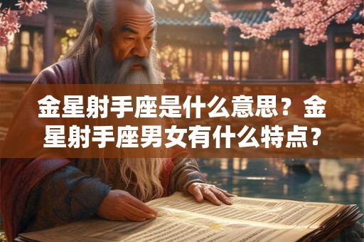 金星射手座是什么意思？金星射手座男女有什么特点？