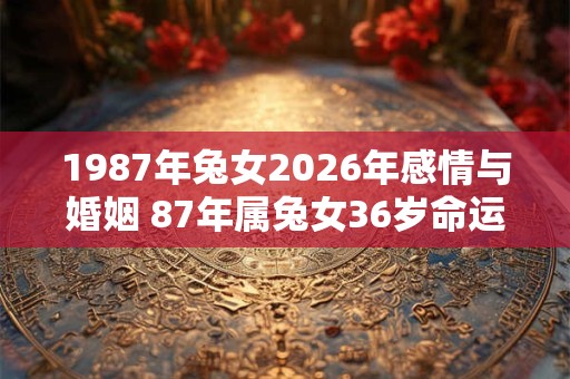 1987年兔女2026年感情与婚姻 87年属兔女36岁命运如何 1987年兔女2026年感情与婚姻 87年属兔女36岁命运如何