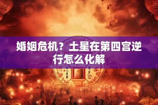 婚姻危机?土星在第四宫逆行怎么化解 婚姻危机?土星在第四宫逆行怎么化解