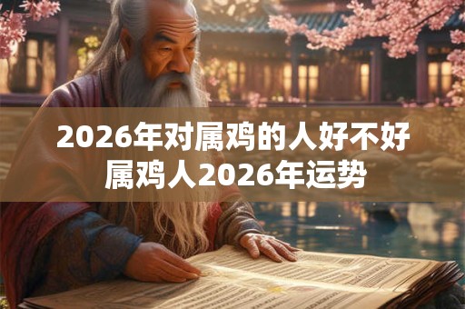 2026年对属鸡的人好不好 属鸡人2026年运势
