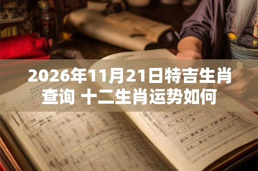 2026年11月21日特吉生肖查询 十二生肖运势如何