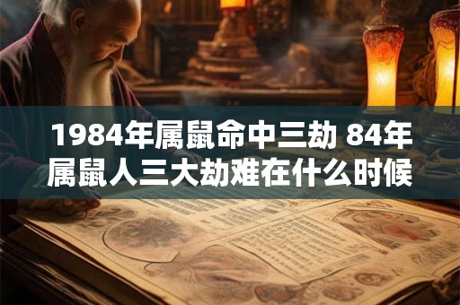 1984年属鼠命中三劫 84年属鼠人三大劫难在什么时候 1984年属鼠命中三劫 84年属鼠人三大劫难在什么时候