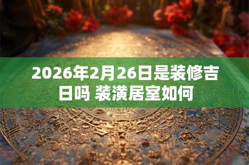 2026年2月26日是装修吉日吗 装潢居室如何 2026年2月26日是装修吉日吗 装潢居室如何