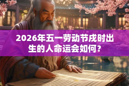 2026年五一劳动节戌时出生的人命运会如何? 2026年五一劳动节戌时出生的人命运会如何?