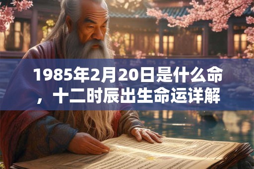 1985年2月20日是什么命,十二时辰出生命运详解 1985年2月20日是什么命,十二时辰出生命运详解