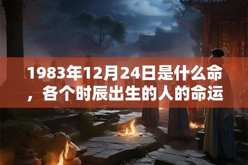1983年12月24日是什么命,各个时辰出生的人的命运 1983年12月24日是什么命,各个时辰出生的人的命运