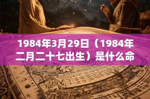 1984年3月29日(1984年二月二十七出生)是什么命_命运如何 1984年3月29日(1984年二月二十七出生)是什么命_命运如何