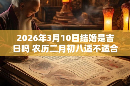 2026年3月10日结婚是吉日吗 农历二月初八适不适合办婚嫁之事 2026年3月10日结婚是吉日吗 农历二月初八适不适合办婚嫁之事