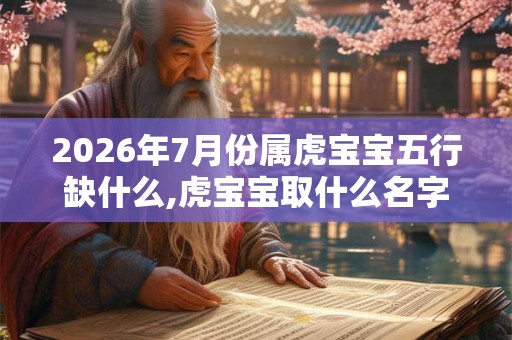2026年7月份属虎宝宝五行缺什么,虎宝宝取什么名字好