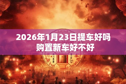 2026年1月23日提车好吗 购置新车好不好 2026年1月23日提车好吗 购置新车好不好