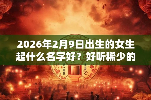 2026年2月9日出生的女生起什么名字好？好听稀少的女孩名字