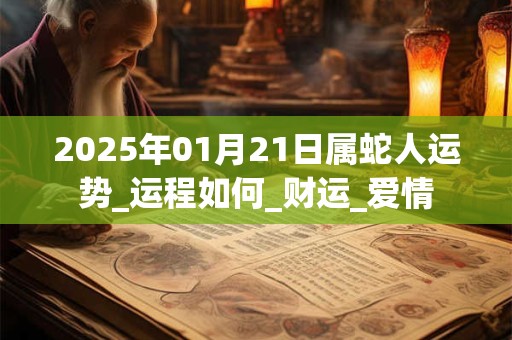 2026年01月21日属蛇人运势_运程如何_财运_爱情 2026年01月21日属蛇人运势_运程如何_财运_爱情