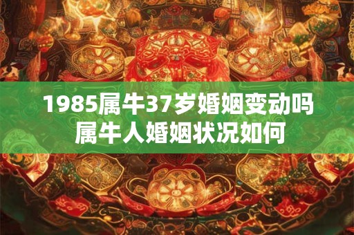 1985属牛37岁婚姻变动吗 属牛人婚姻状况如何 1985属牛37岁婚姻变动吗 属牛人婚姻状况如何