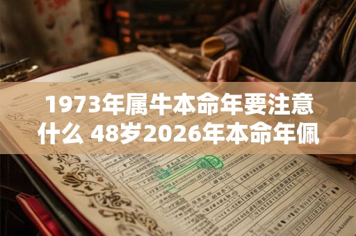 1973年属牛本命年要注意什么 48岁2026年本命年佩戴什么好 1973年属牛本命年要注意什么 48岁2026年本命年佩戴什么好