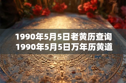 1990年5月5日老黄历查询 1990年5月5日万年历黄道吉日