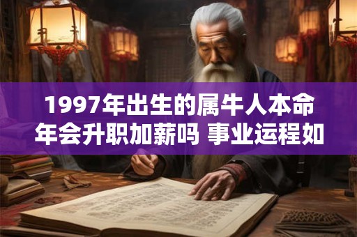 1997年出生的属牛人本命年会升职加薪吗 事业运程如何