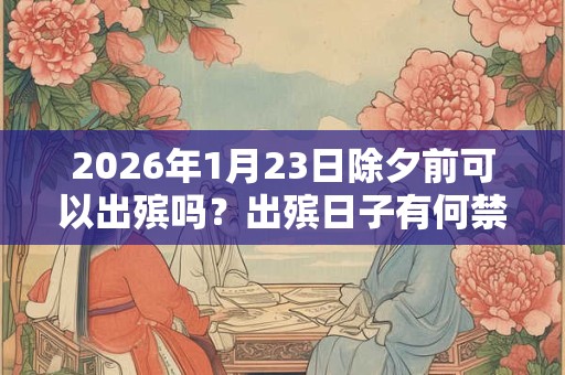 2026年1月23日除夕前可以出殡吗？出殡日子有何禁忌？
