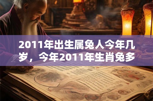 2011年出生属兔人今年几岁,今年2011年生肖兔多大 2011年出生属兔人今年几岁,今年2011年生肖兔多大