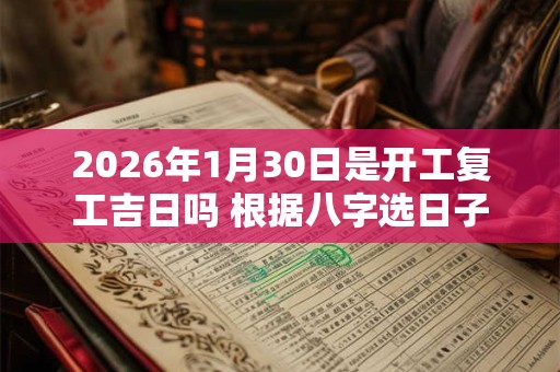 2026年1月30日是开工复工吉日吗 根据八字选日子 2026年1月30日是开工复工吉日吗 根据八字选日子